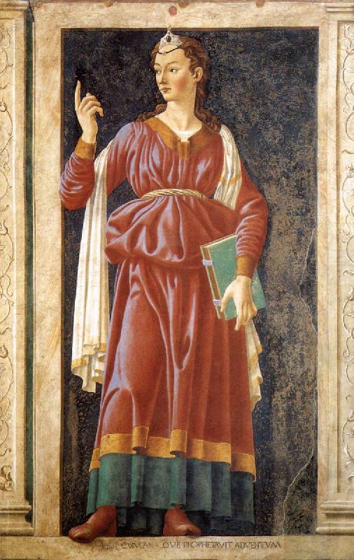 Andrea del Castagno The Cumean Sibyl Sweden oil painting art